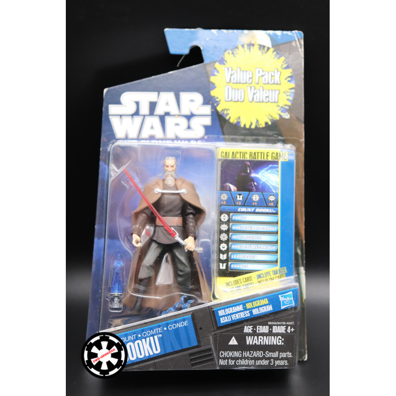 2011 Hasbro Star Wars Clone Wars & Movie Heroes YODA Galactic Battle Game  Card