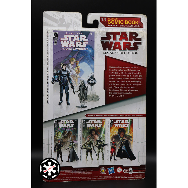 Hasbro Star Wars Comic Packs 2009 selling Stormtrooper & Blackhole Hologram 2-Pack